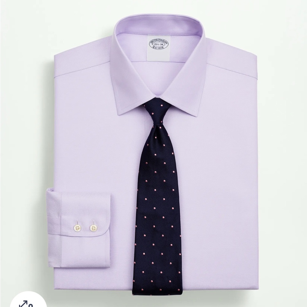 Brooks Brothers Lavender Dress Shirt Regent Fit